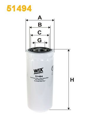 WIX FILTERS hidraulinis filtras, automatinė transmisija 51494